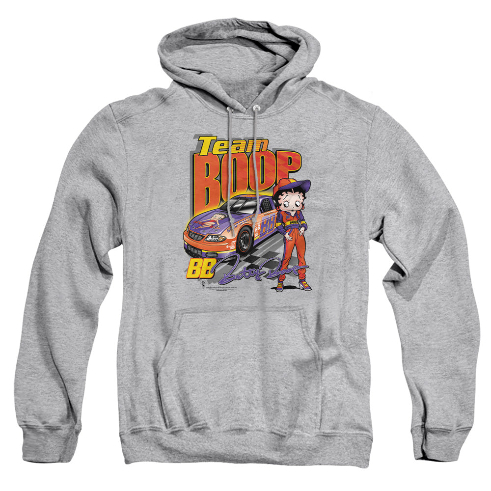 Betty Boop - Team Boop - Adult Pull-over Hoodie - Athletic Heather
