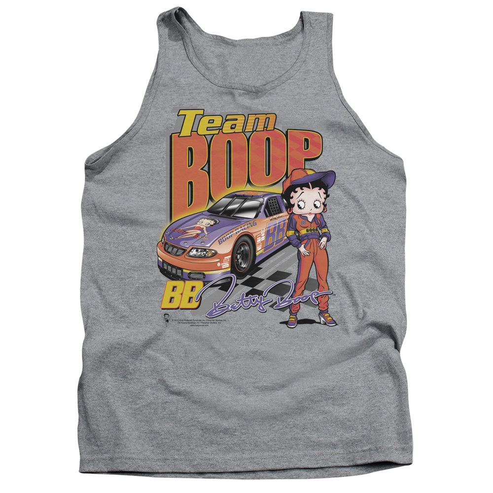 Betty Boop - Team Boop - Adult Tank - Athletic Heather