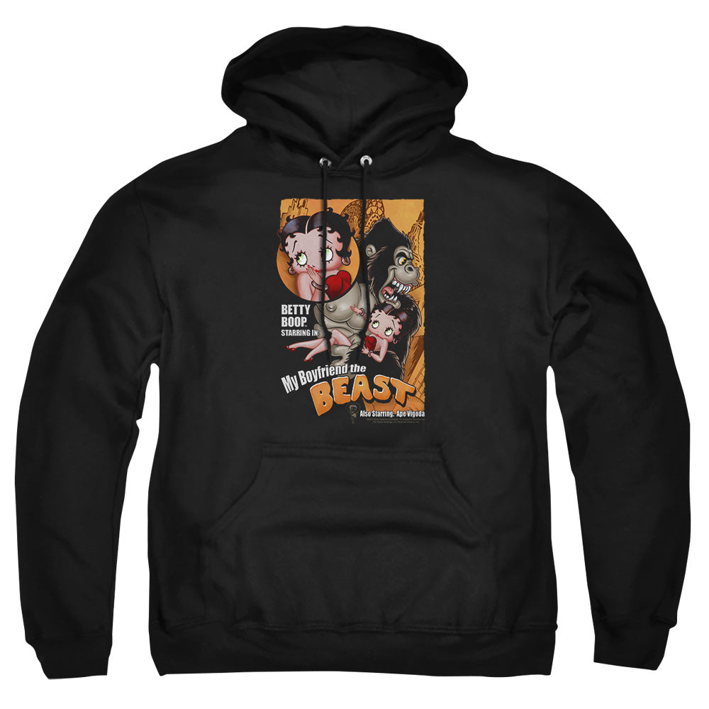 Betty Boop - Boyfriend The Beast - Adult Pull-over Hoodie - Black