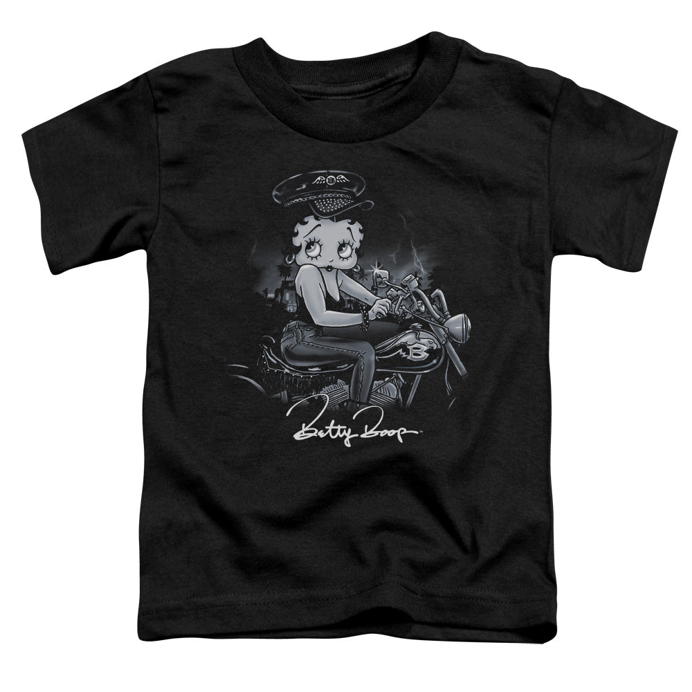 Betty Boop - Storm Rider - Short Sleeve Toddler Tee - Black T-shirt