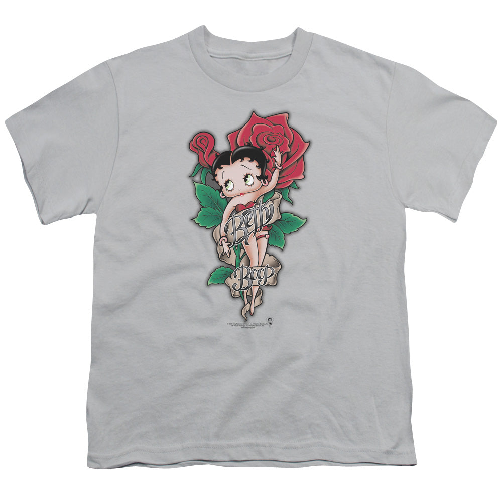 BETTY BOOP TATTOO - S/S YOUTH 18/1 - SILVER T-Shirt
