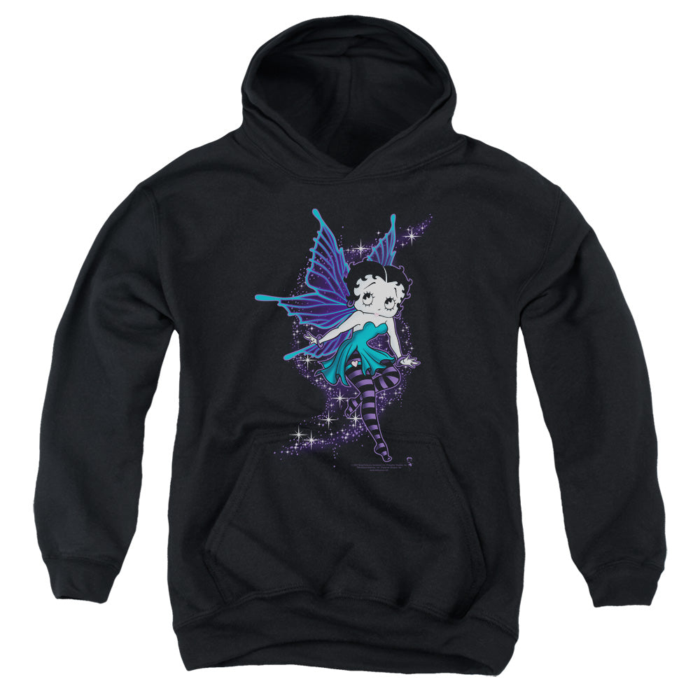 Betty Boop - Sparkle Fairy - Youth Pull-over Hoodie - Black