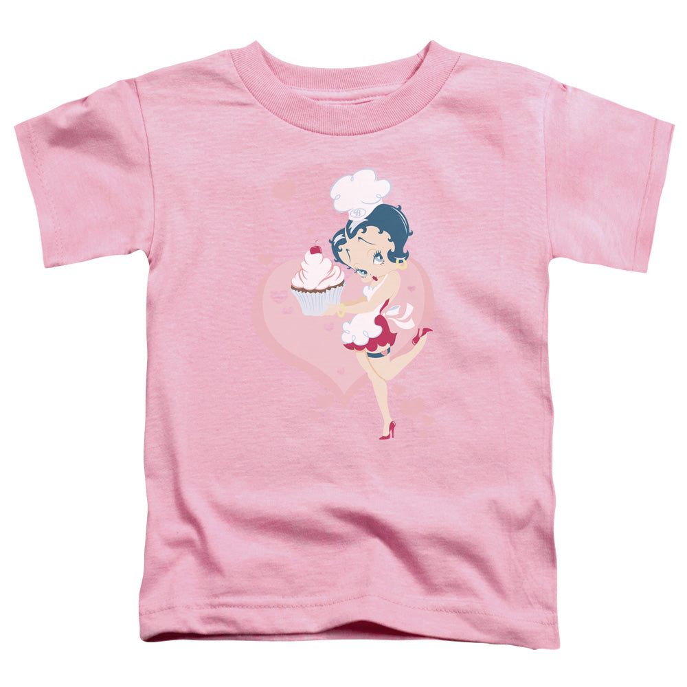 Betty Boop - Cupcake - Short Sleeve Toddler Tee - Pink T-shirt
