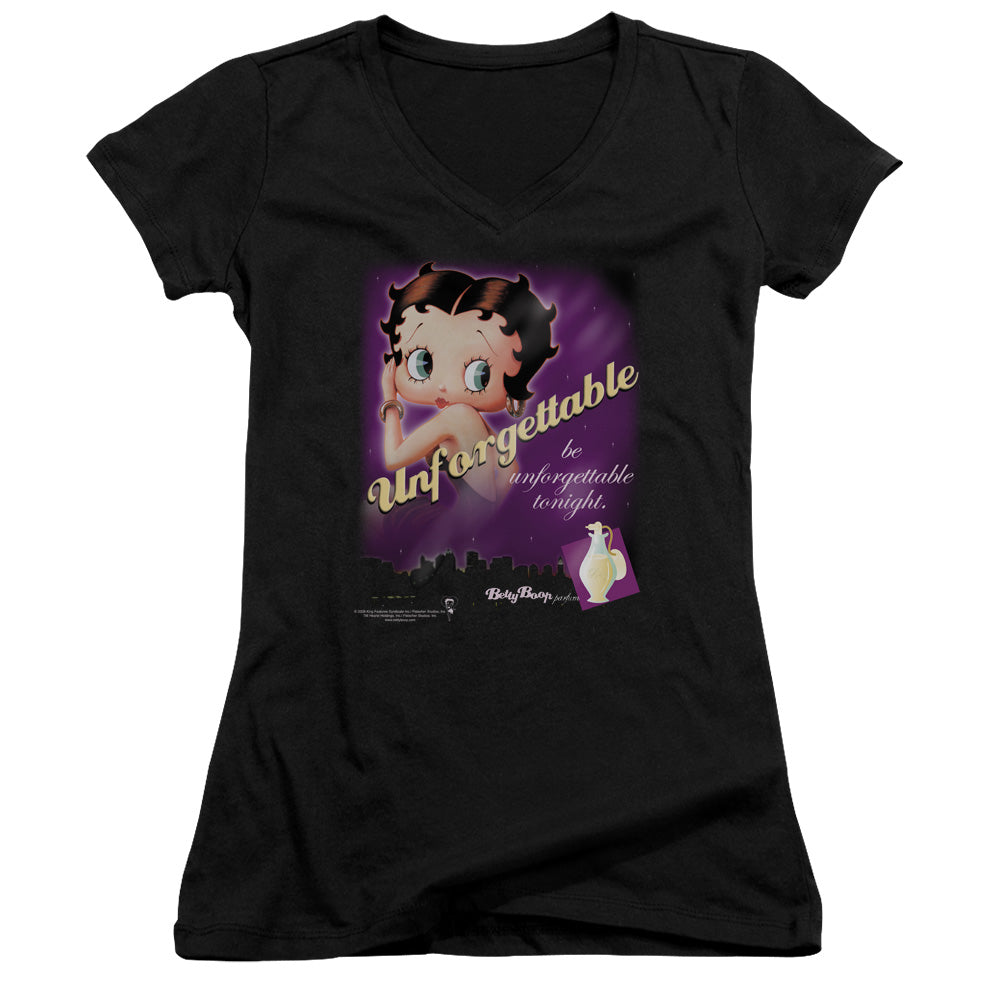 Betty Boop - Unforgettable - Junior V-neck - Black