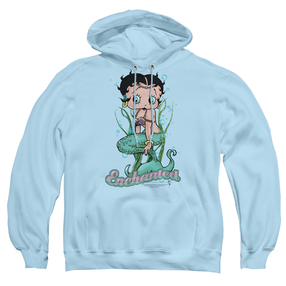 Betty Boop - Enchanted Boop - Adult Pull-over Hoodie - Light Blue