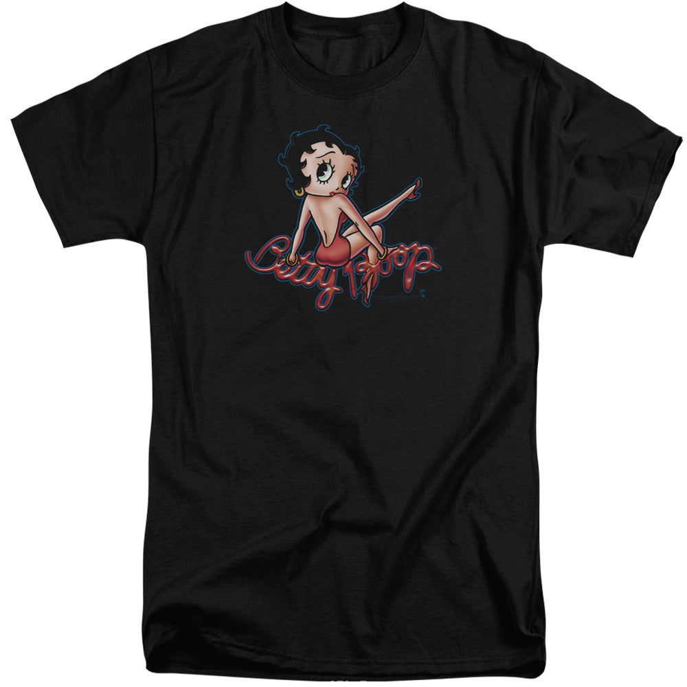 Betty Boop - Bettys Back - Short Sleeve Adult Tall - Black T-shirt