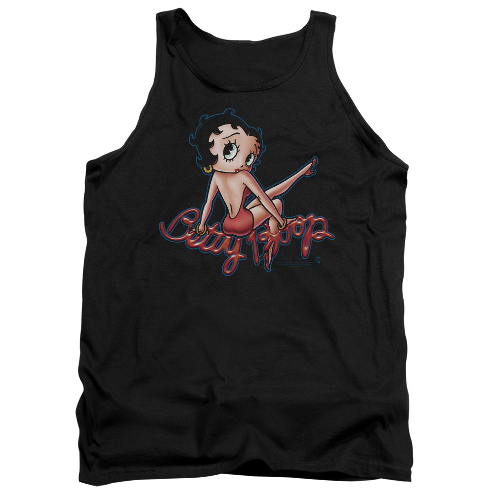 Betty Boop - Bettys Back - Adult Tank - Black