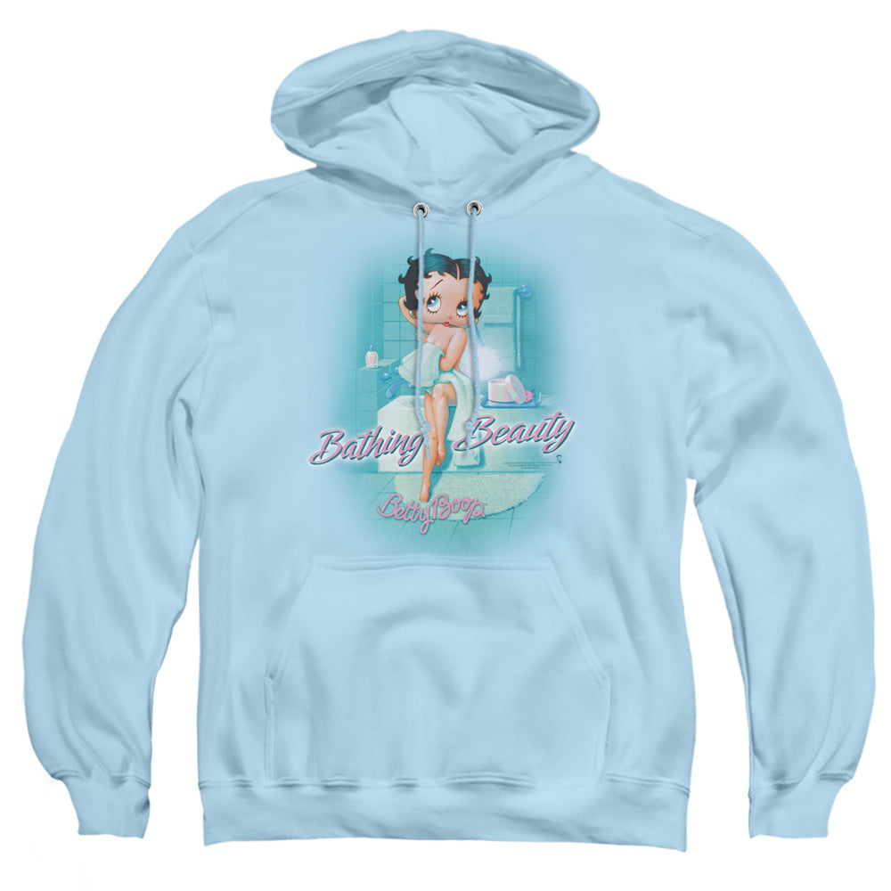 Betty Boop - Bathing Beauty - Adult Pull-over Hoodie - Light Blue