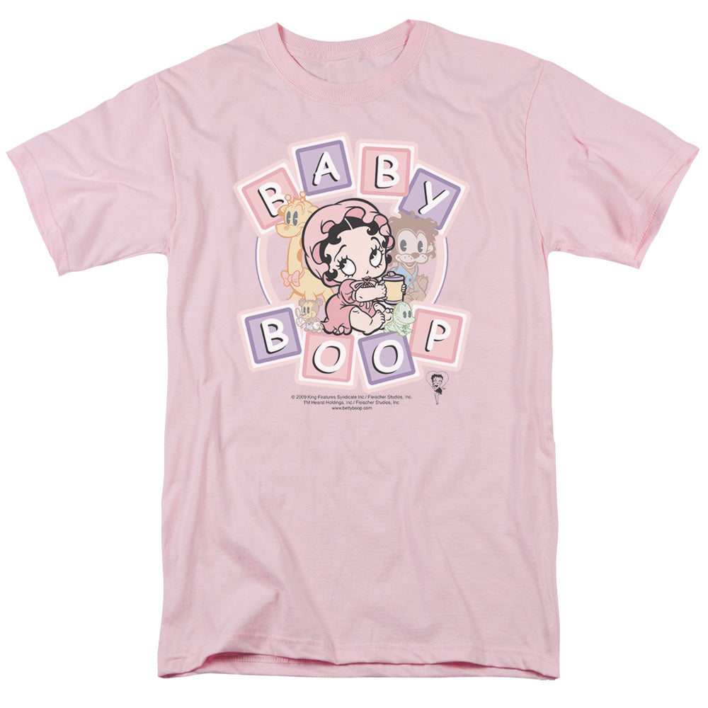 Betty Boop - Baby Boop & Friends - Short Sleeve Adult 18/1 - Pink T-shirt