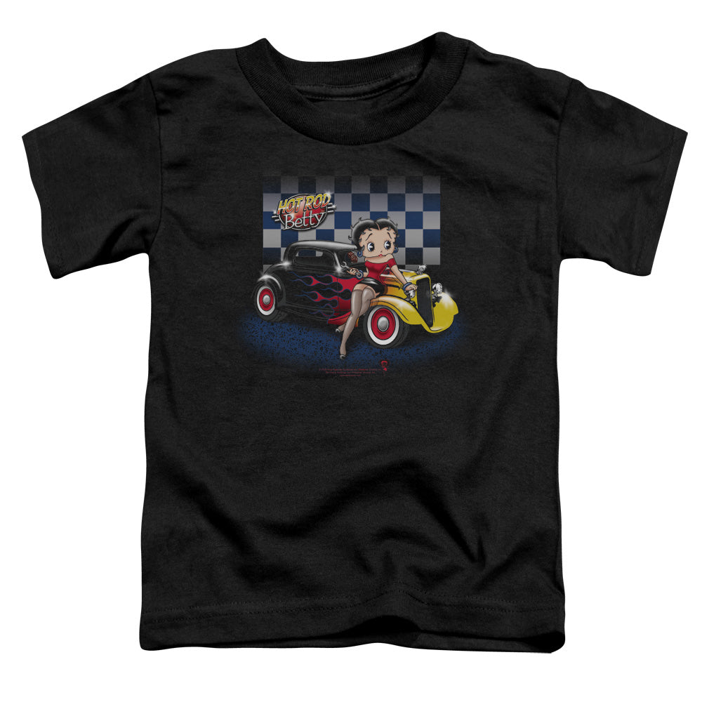 Betty Boop - Hot Rod Boop - Short Sleeve Toddler Tee - Black T-shirt
