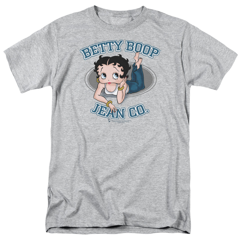 Betty Boop - Jean Co - Short Sleeve Adult 18/1 - Athletic Heather T-shirt