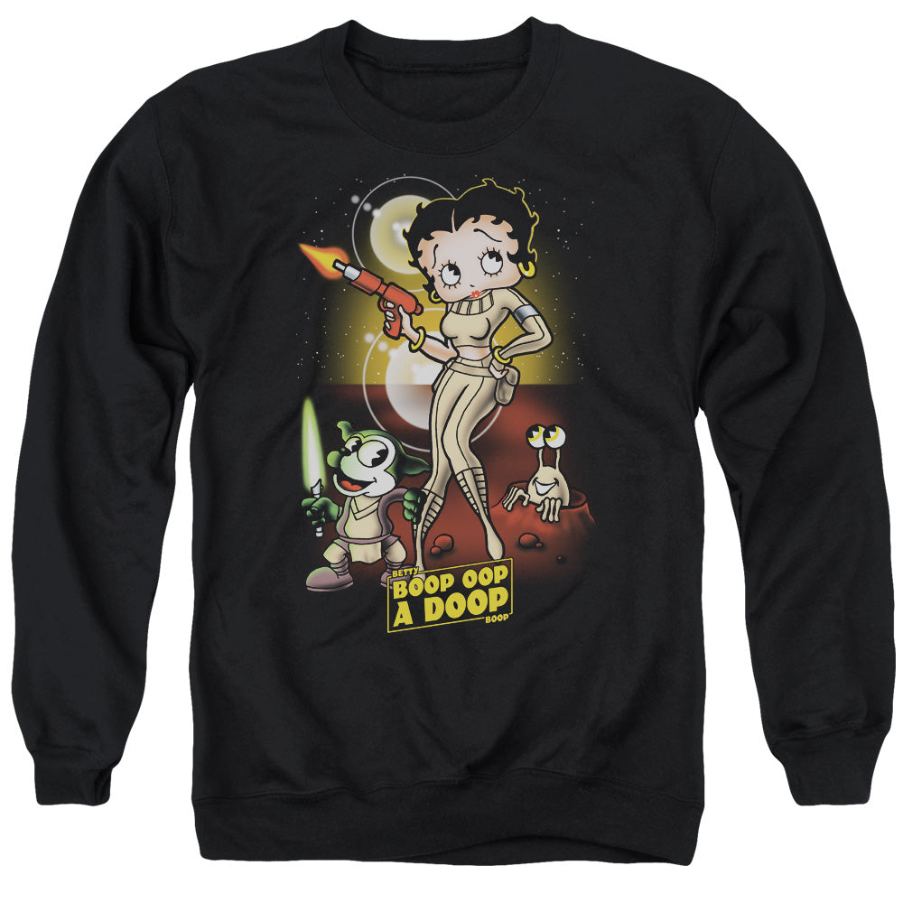 Betty Boop - Star Princess - Adult Crewneck Sweatshirt - Black
