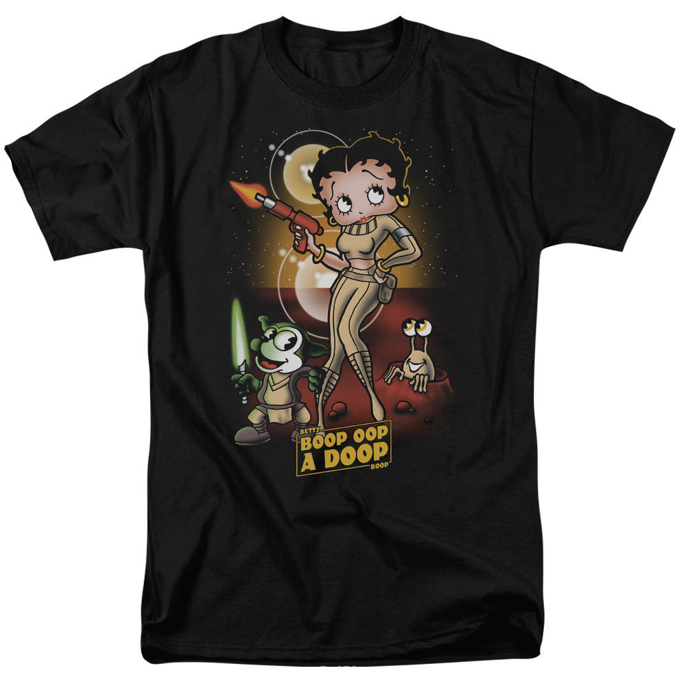 Betty Boop - Star Princess - Short Sleeve Adult 18/1 - Black T-shirt