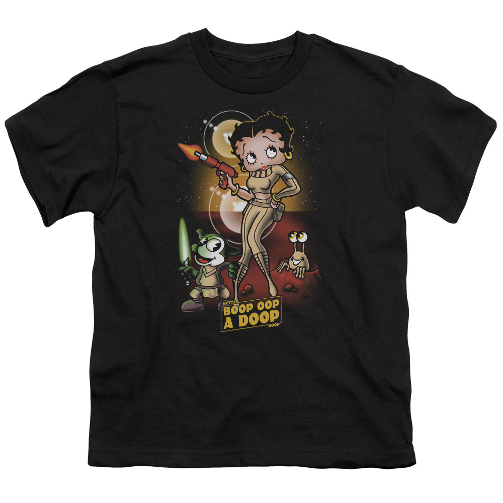 Betty Boop - Star Princess - Short Sleeve Youth 18/1 - Black T-shirt