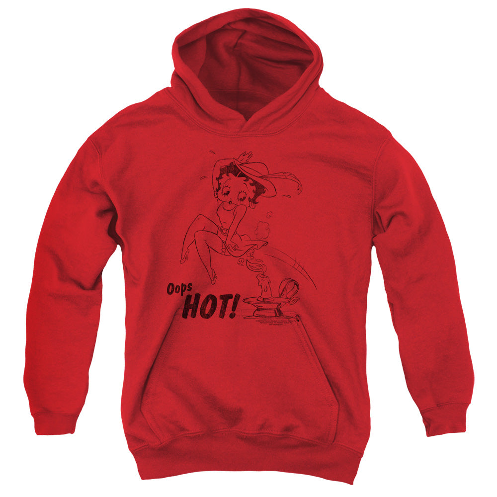 Betty Boop - Nimble Betty - Youth Pull-over Hoodie - Red