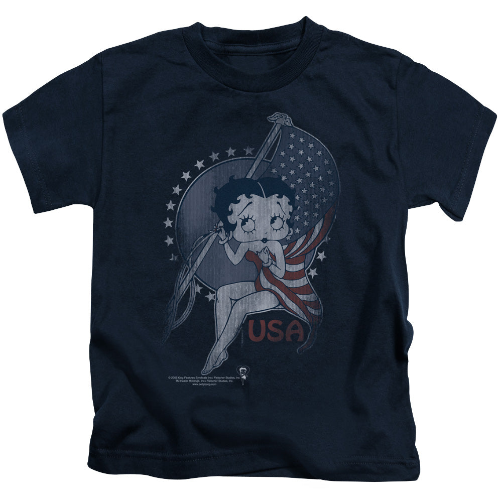 BETTY BOOP PROUD BETTY - S/S JUVENILE 18/1 - NAVY - T-Shirt