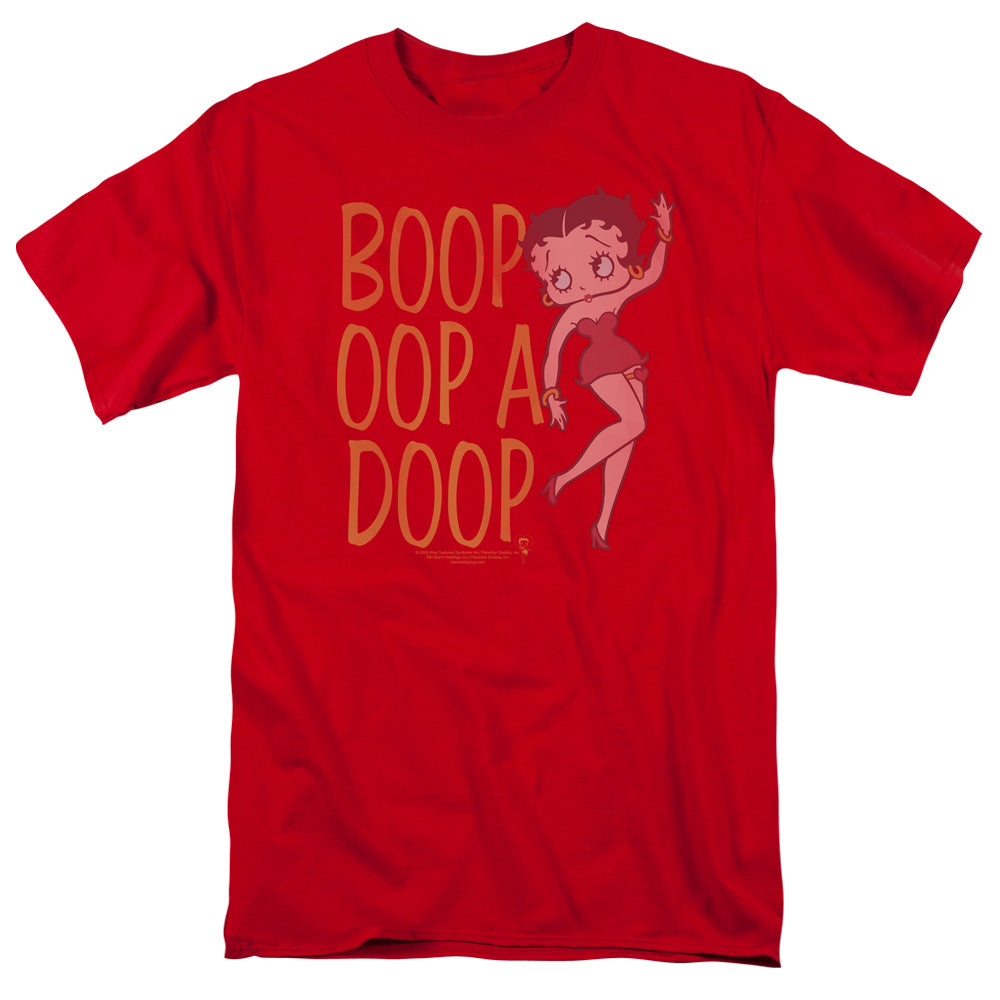 Betty Boop - Classic Oop - Short Sleeve Adult 18/1 - Red T-shirt