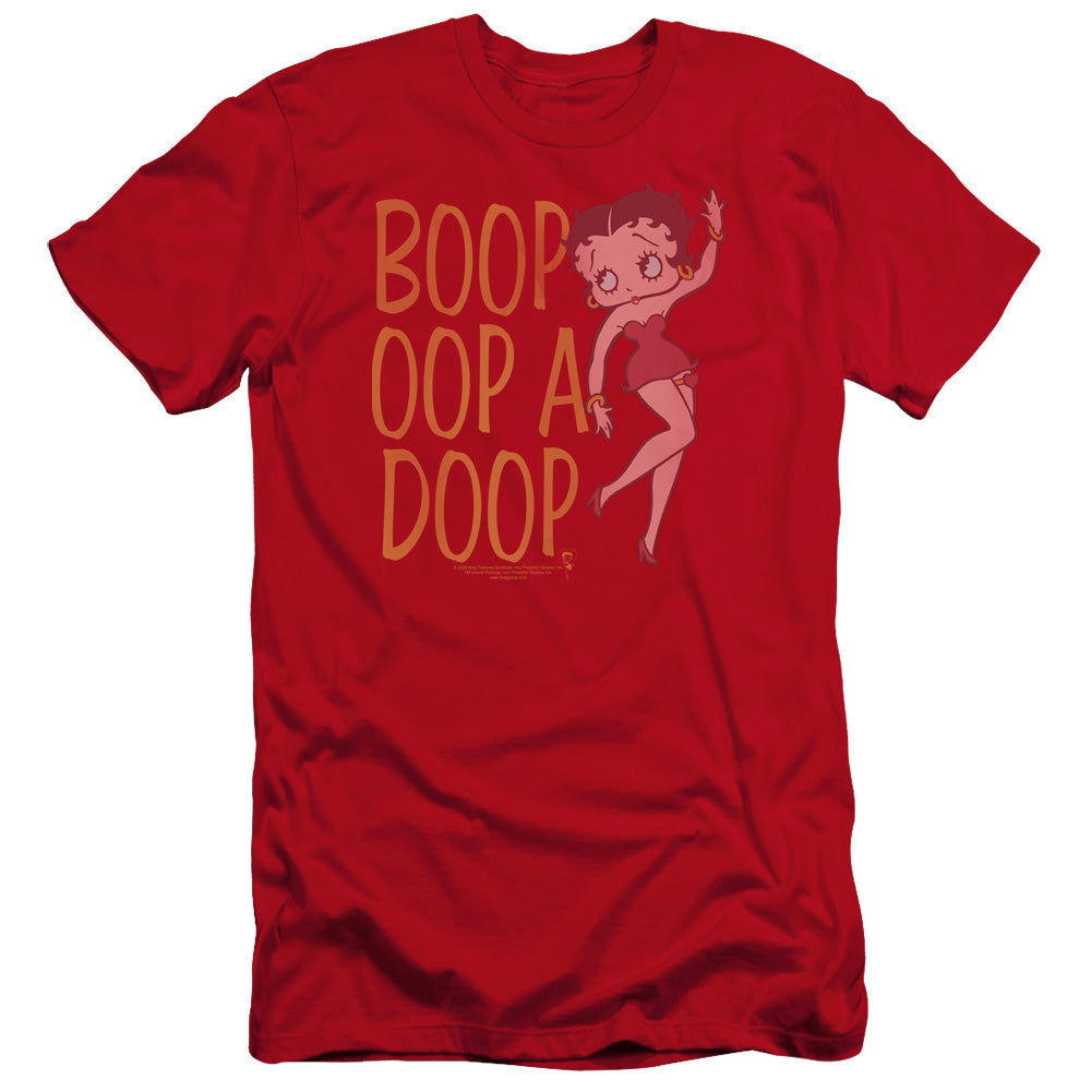 Betty Boop - Classic Oop-premuim Canvas Adult Slim Fit 30/1 - Red