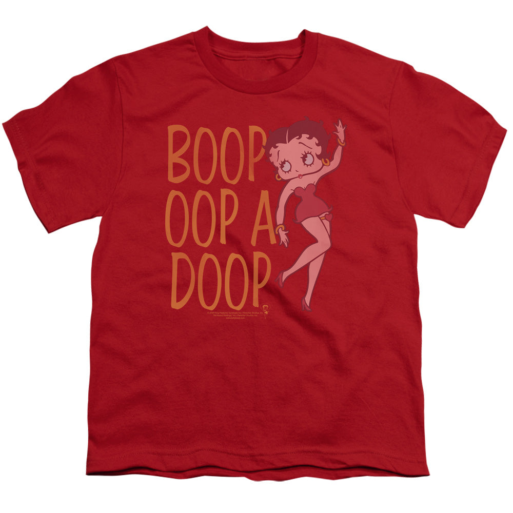 BETTY BOOP CLASSIC OOP - S/S YOUTH 18/1 - RED T-Shirt