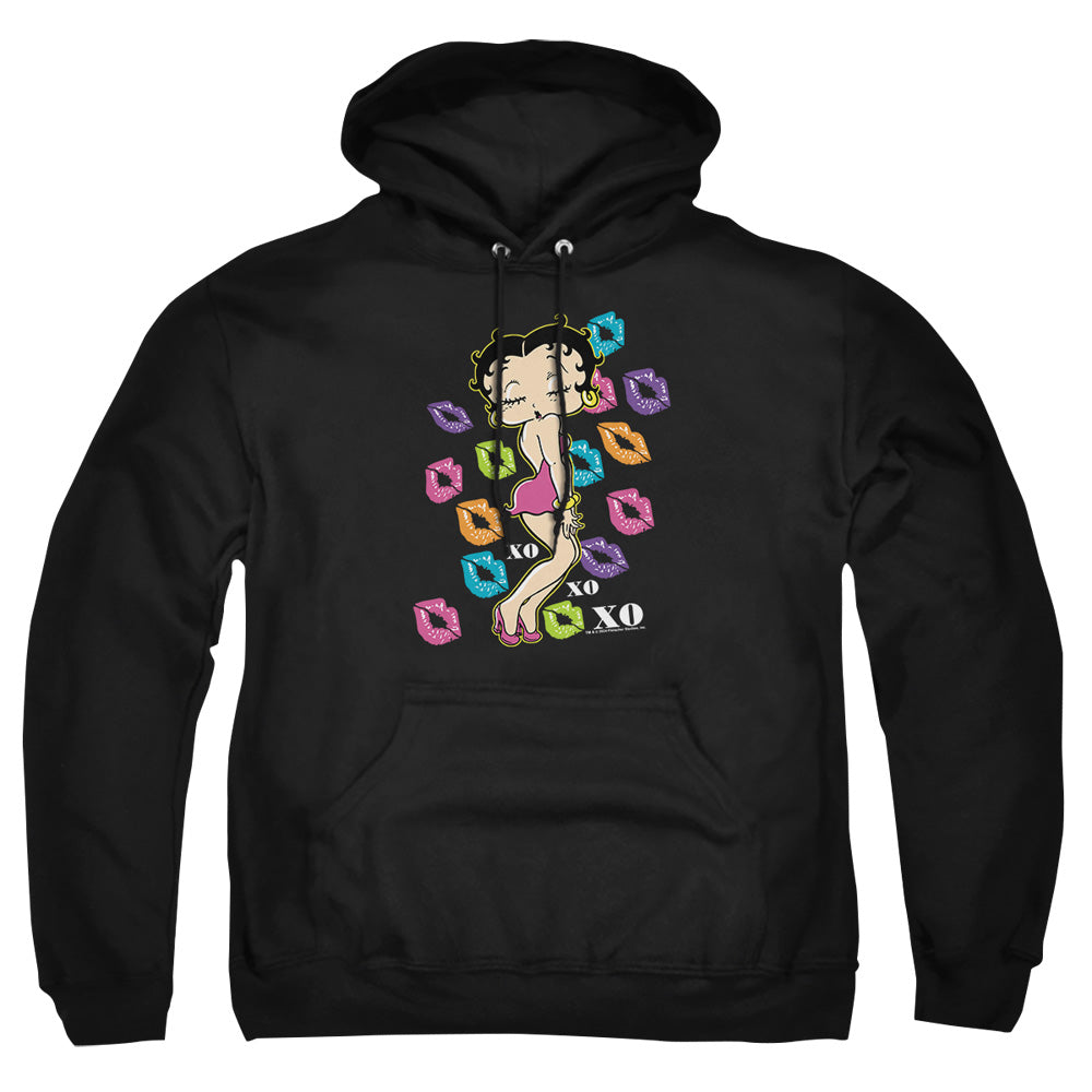 Betty Boop - Tripple Xo - Adult Pull-over Hoodie - Black