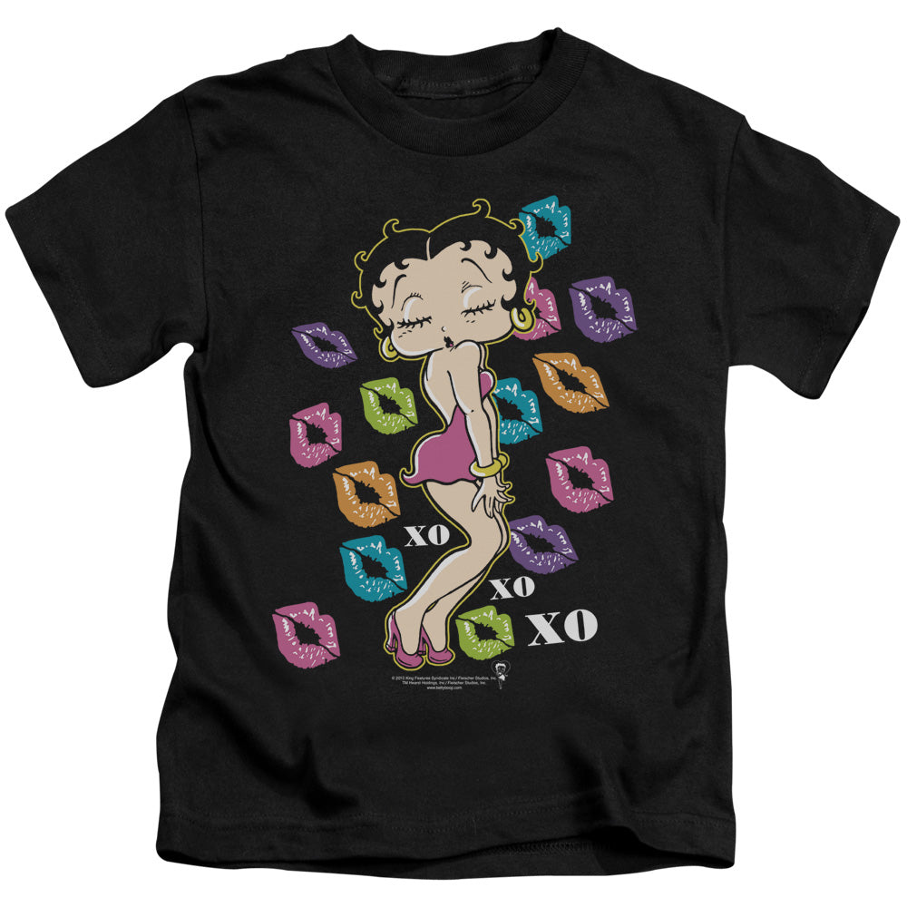BETTY BOOP TRIPPLE XO - S/S JUVENILE 18/1 - BLACK - T-Shirt