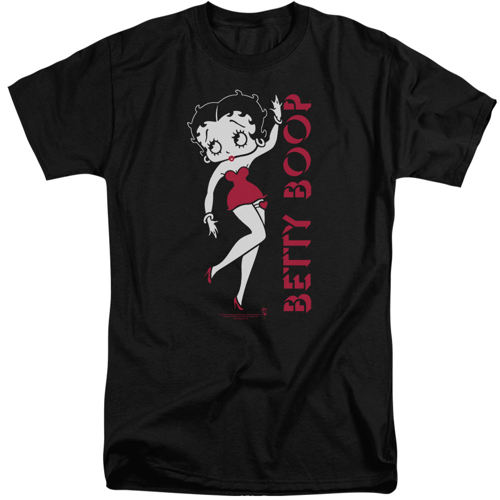 Betty Boop - Classic - Short Sleeve Adult Tall - Black T-shirt