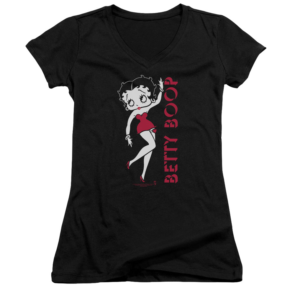 Betty Boop - Classic - Junior V-neck - Black