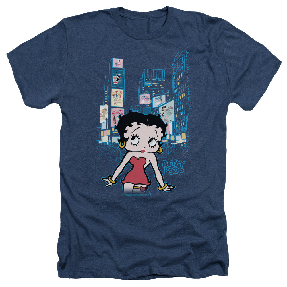 Betty Boop - Square - Adult Heather - Navy