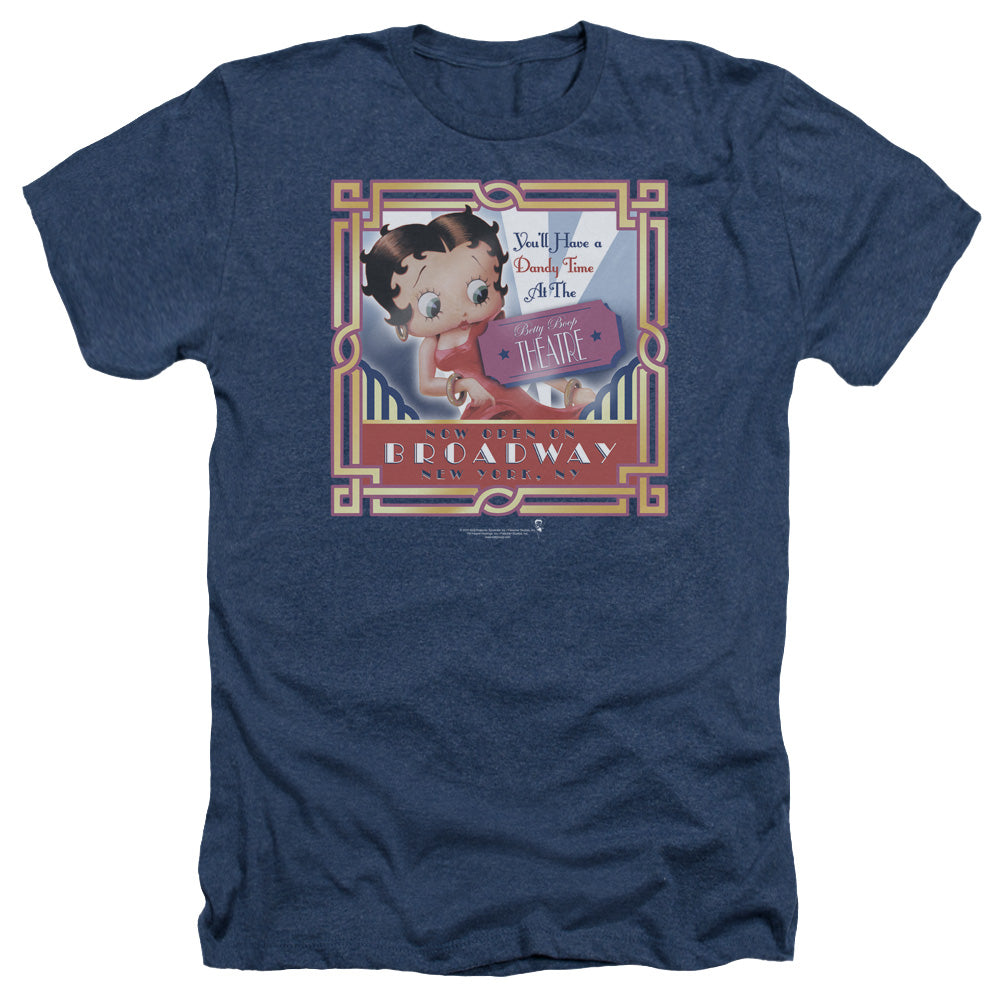 Betty Boop - On Broadway - Adult Heather - Navy