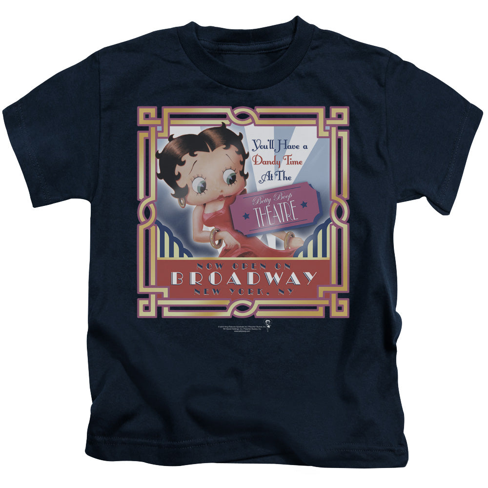 BETTY BOOP ON BROADWAY - S/S JUVENILE 18/1 - NAVY - T-Shirt