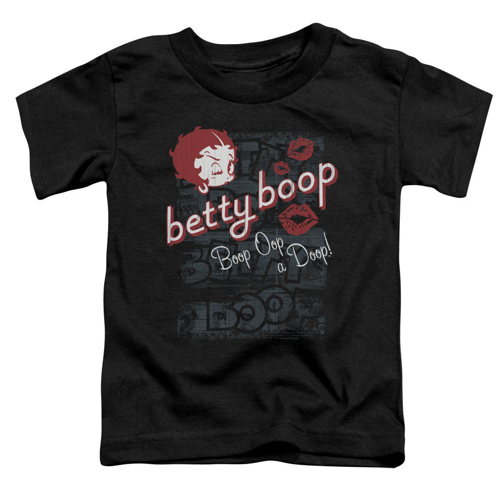 Betty Boop - Boop Oop - Short Sleeve Toddler Tee - Black T-shirt