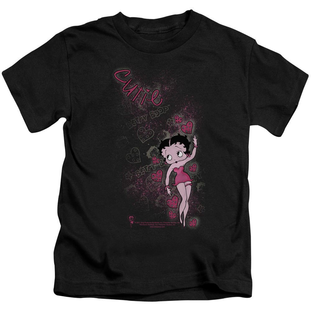 BETTY BOOP CUTIE - S/S JUVENILE 18/1 - BLACK - T-Shirt