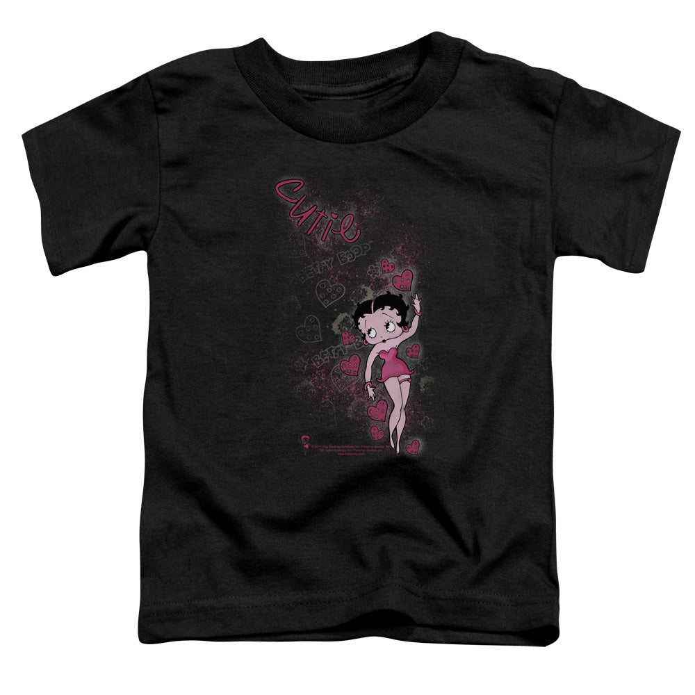 Betty Boop - Cutie - Short Sleeve Toddler Tee - Black T-shirt