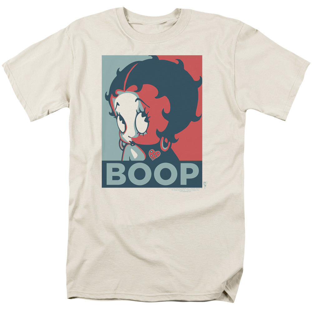 Betty Boop - Boop - Short Sleeve Adult 18/1 - Cream T-shirt
