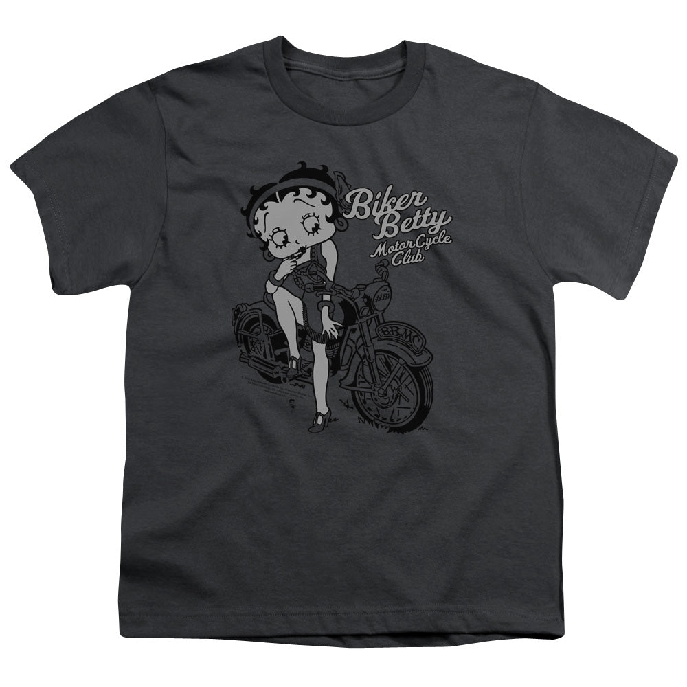 Betty Boop - Bbmc - Short Sleeve Youth 18/1 - Charcoal T-shirt