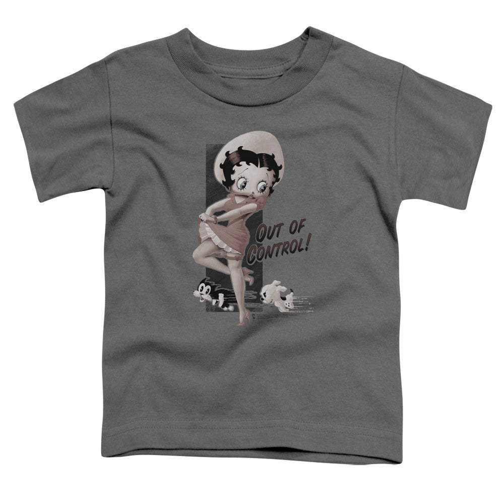 BETTY BOOP OUT OF CONTROL - S/S TODDLER TEE - CHARCOAL - T-Shirt