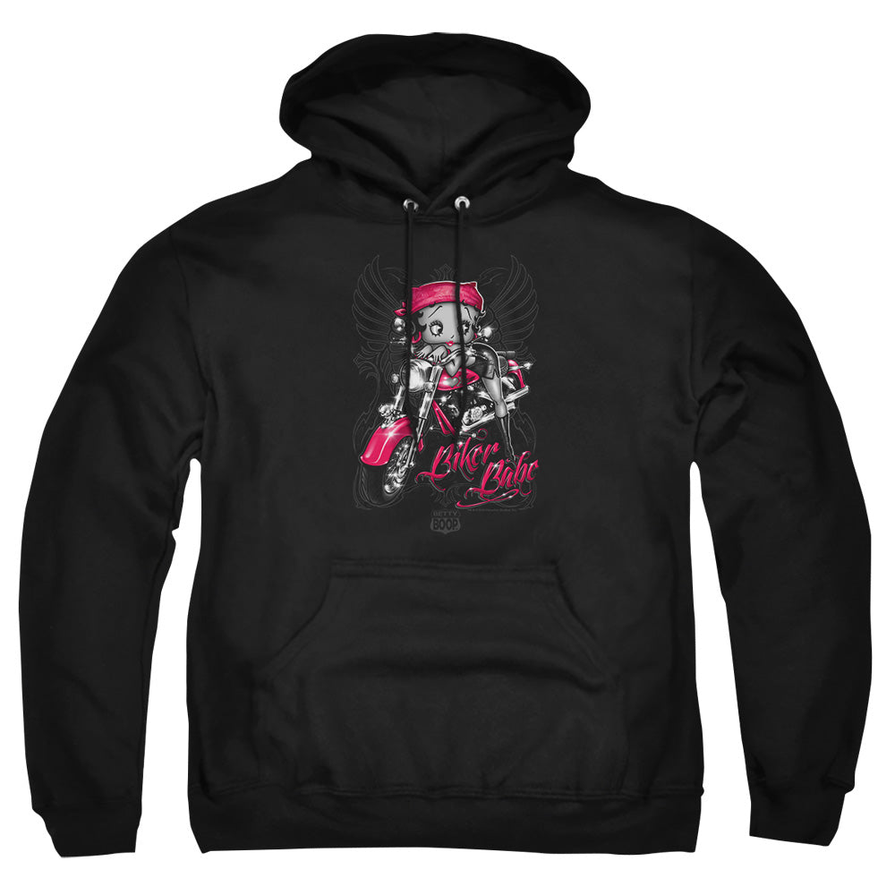 Betty Boop - Biker Babe - Adult Pull-over Hoodie - Black