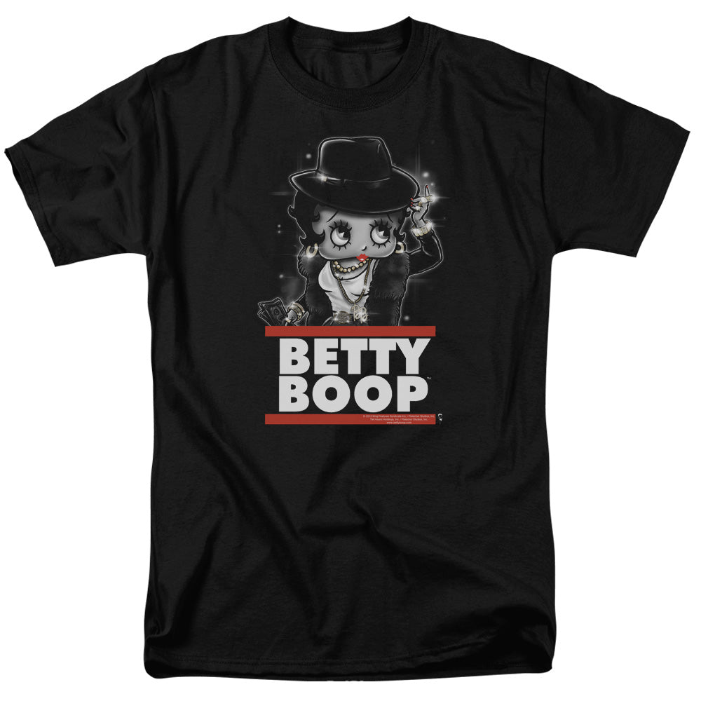 Betty Boop - Bling Bling Boop - Short Sleeve Adult 18/1 - Black T-shirt