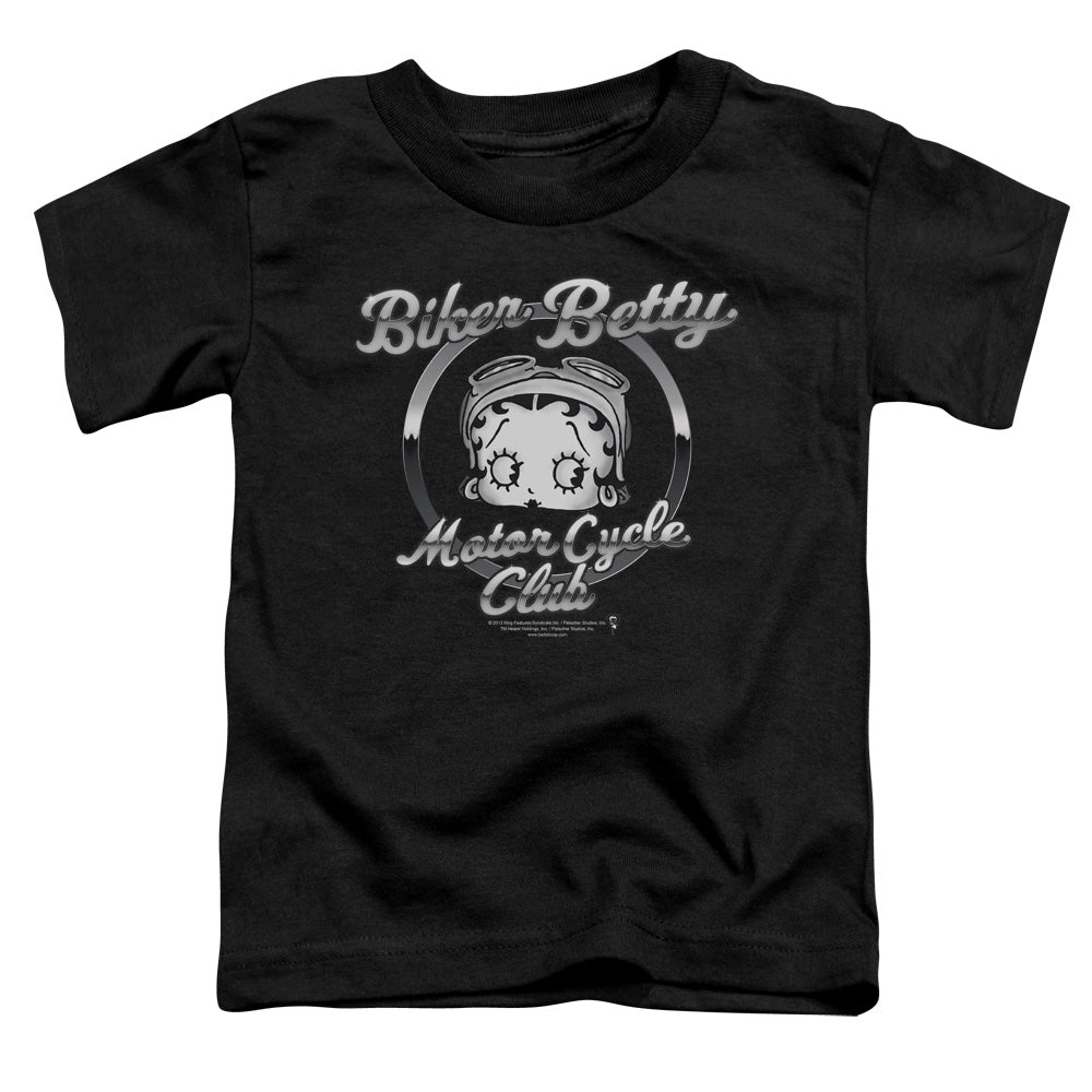 Betty Boop - Chromed Logo - Short Sleeve Toddler Tee - Black T-shirt