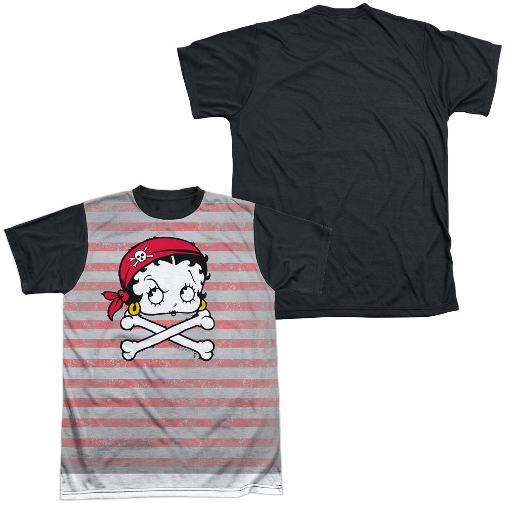 Betty Boop - Rrrr Boop - Short Sleeve Adult White Front Black Back - White T-shirt