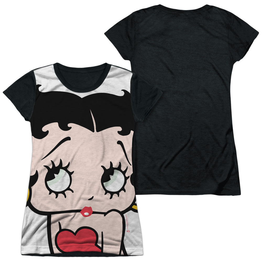 BETTY BOOP BIG BOOP HEAD-S/S JUNIOR POLY T-Shirt