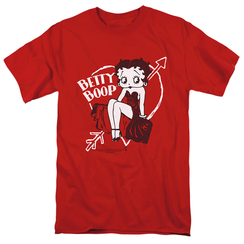 Betty Boop - Lover Girl - Short Sleeve Adult 18/1 - Red T-shirt