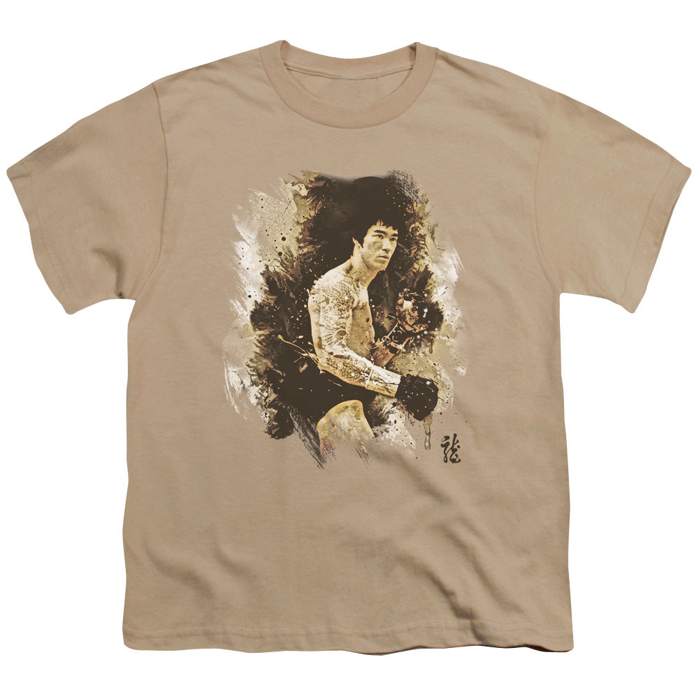 Bruce Lee - Intensity - Short Sleeve Youth 18/1 - Sand T-shirt