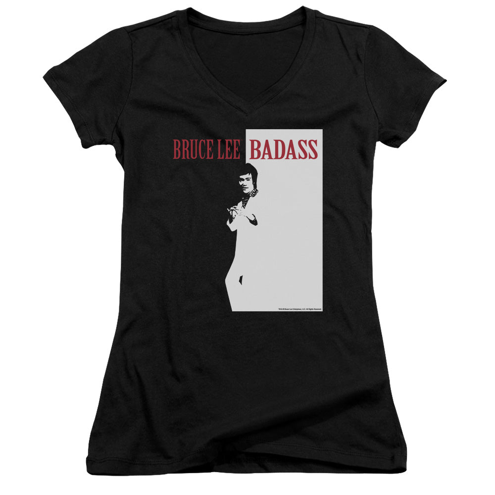 Bruce Lee - Badass - Junior V-neck - Black