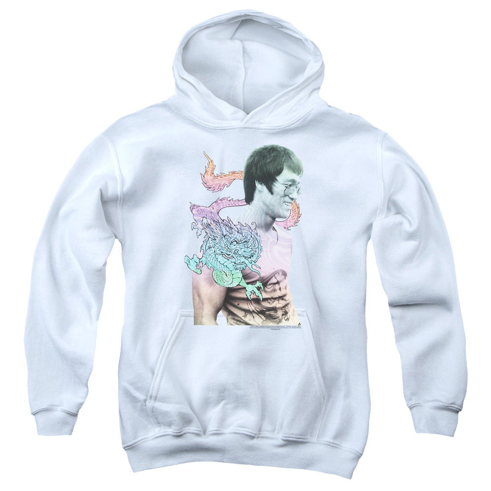 Bruce Lee - A Little Bruce - Youth Pull-over Hoodie - White
