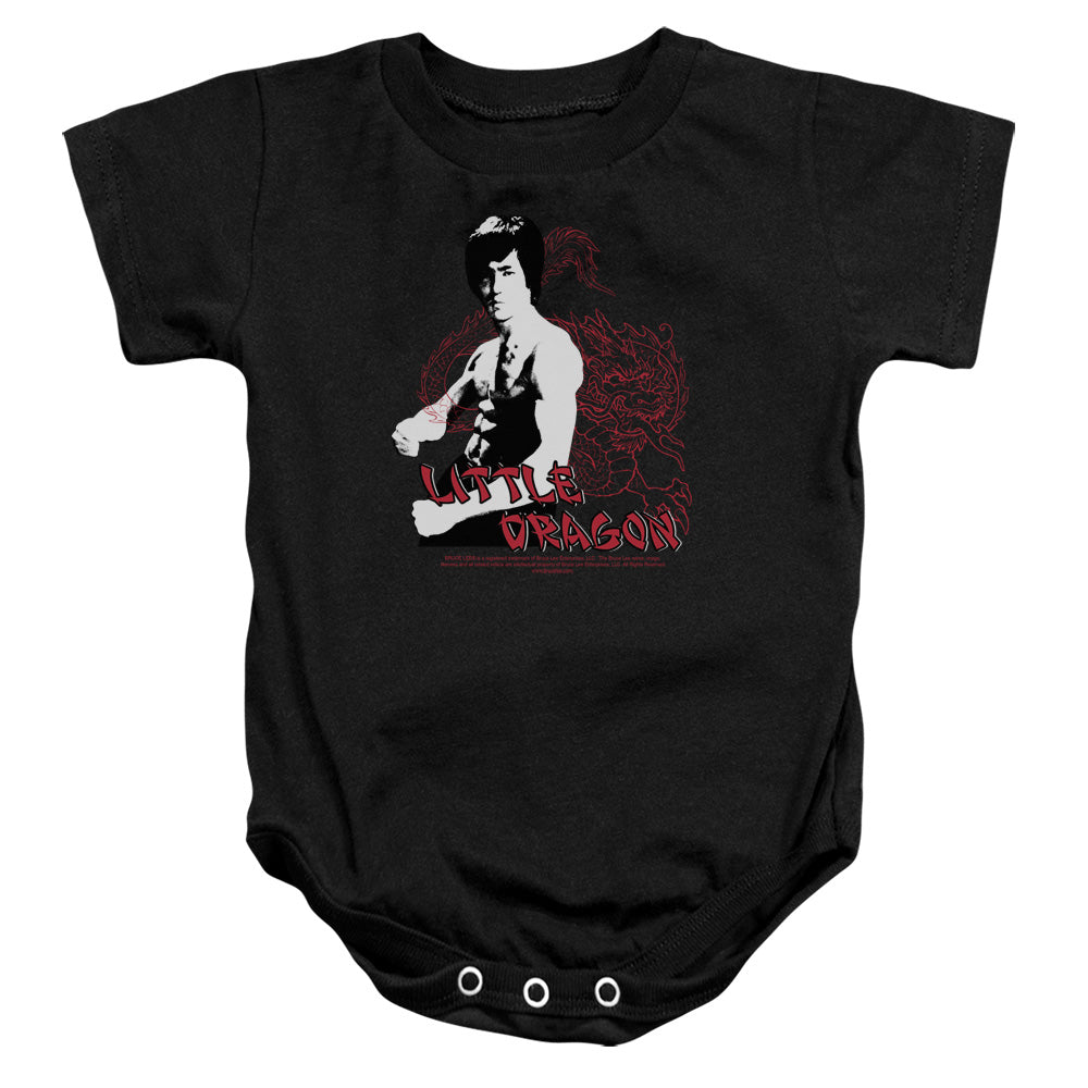 Bruce Lee - Little Dragon - Infant Snapsuit - Black