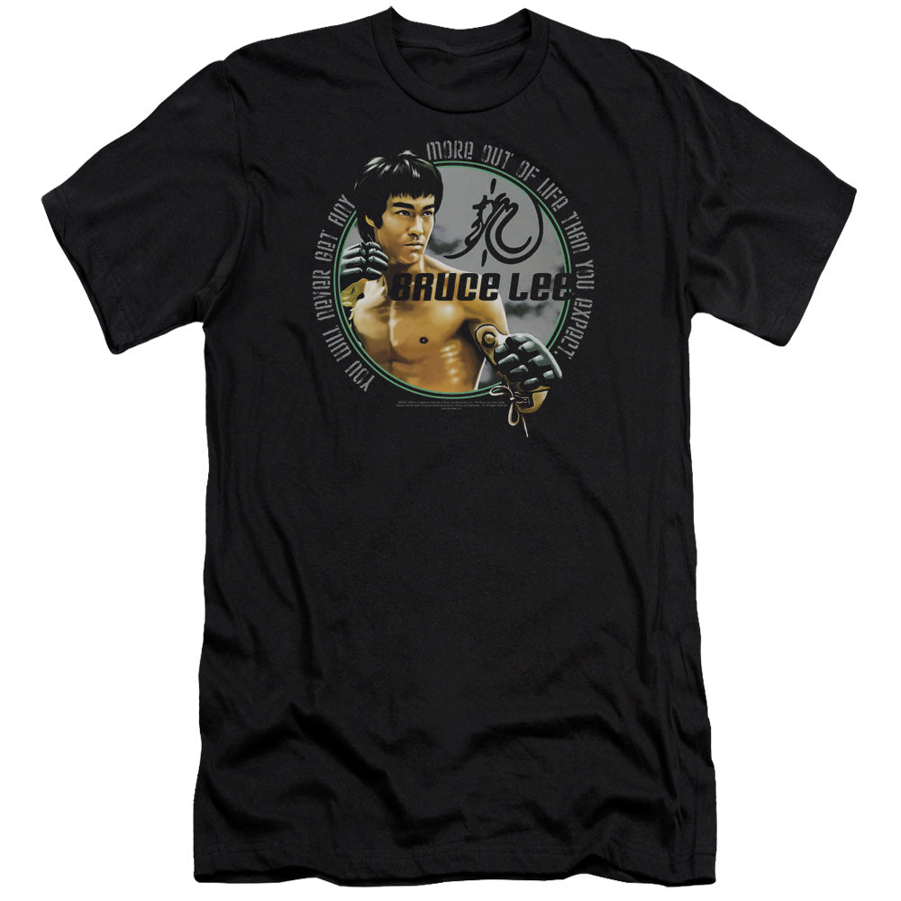 Bruce Lee - Expectations-premuim Canvas Adult Slim Fit 30/1 - Black