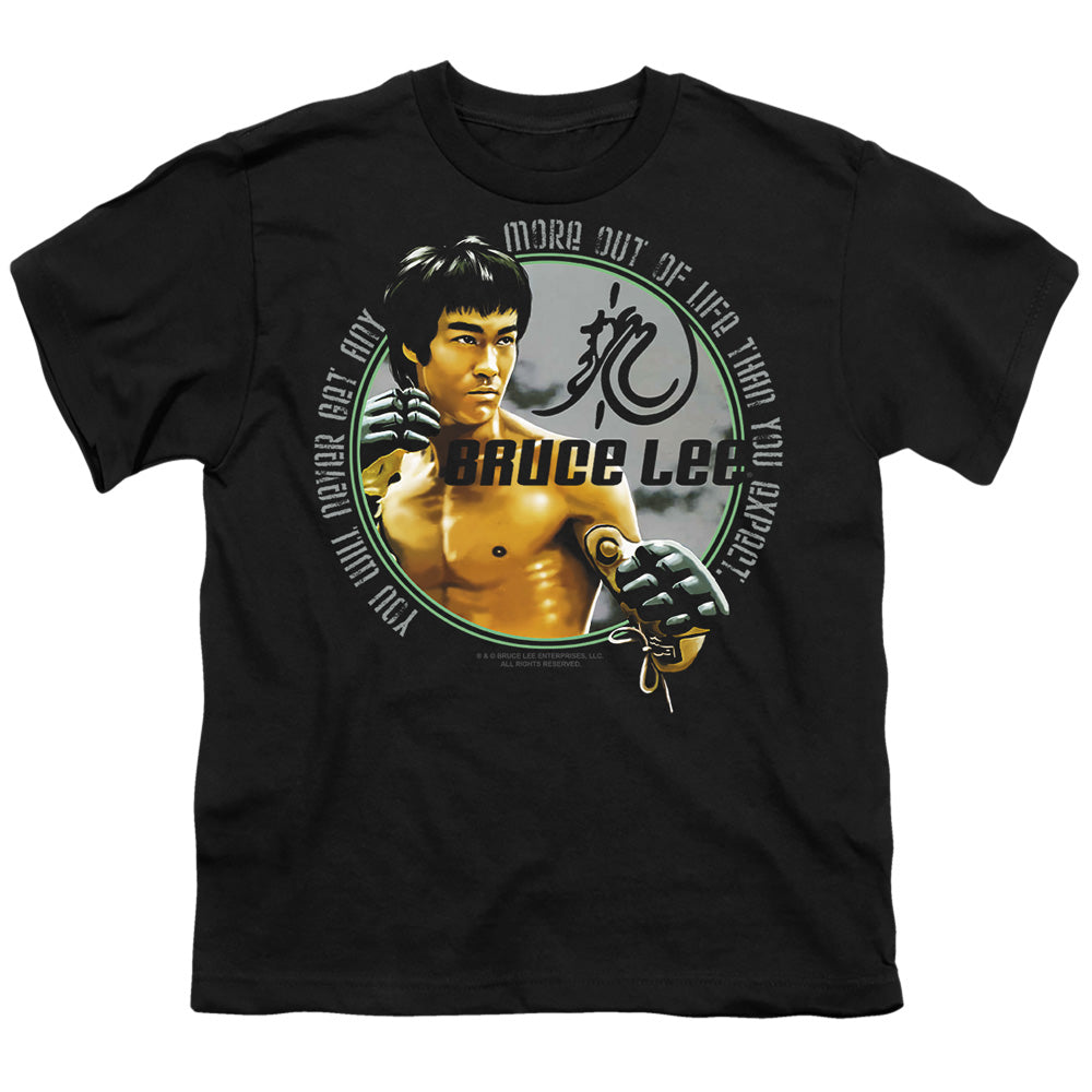 Bruce Lee - Expectations - Short Sleeve Youth 18/1 - Black T-shirt