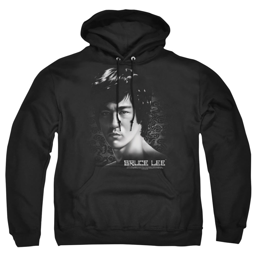 Bruce Lee - In Your Face - Adult Pull-over Hoodie - Black