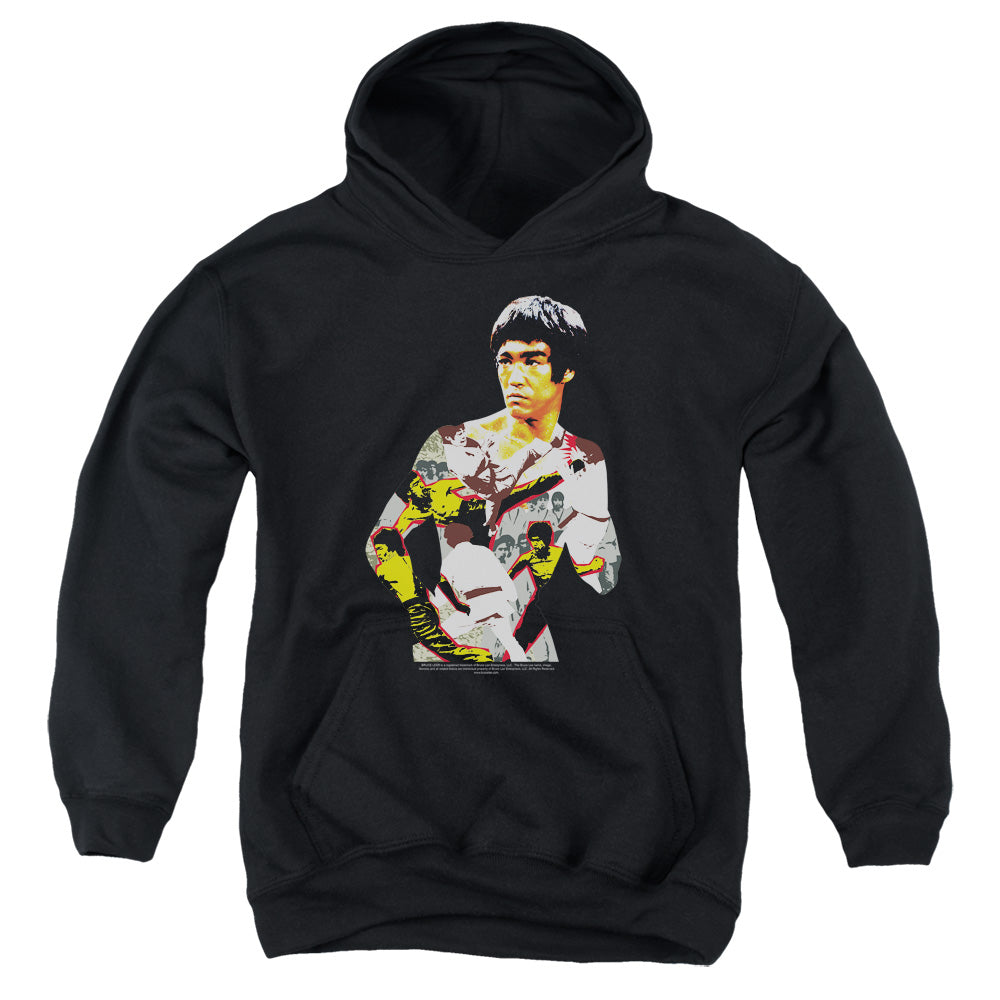 Bruce Lee - Body Of Action - Youth Pull-over Hoodie - Black